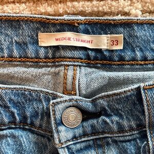 Levi's Blue Straight Leg Jeans